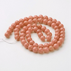 Natural Mashan Jade Round Beads Strands&nbsp;G-D263-10mm-XS18