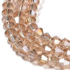 Transparent Electroplate Glass Beads Strands&nbsp;LS-GLAA-F029-2mm-A12