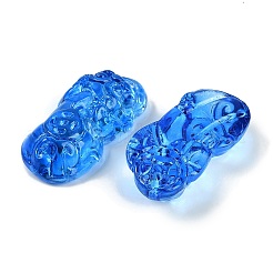 Spray Painted Imitation Jade Glass Beads&nbsp;GLAA-Z007-01B