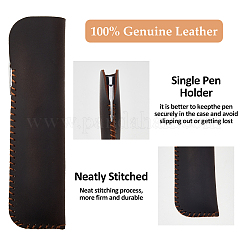 2Pcs Cowhide Pen Holder&nbsp;ABAG-FH0001-14