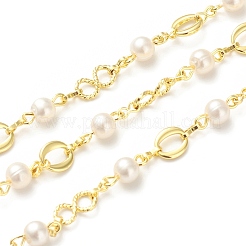 Rack Plating Brass Oval & Infinity Link Chains&nbsp;CHC-F016-07G
