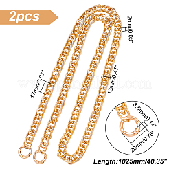 Curb Chain Bag Handles&nbsp;PURS-WH0001-47A