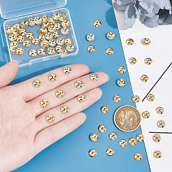 100Pcs 304 Stainless Steel Bead Caps&nbsp;STAS-UN0057-85