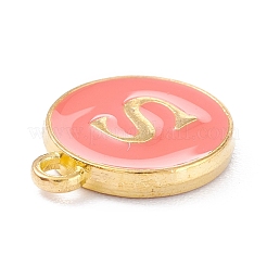 Golden Plated Alloy Enamel Charms&nbsp;X-ENAM-Q437-11S
