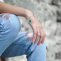 DIY Ocean Theme Bracelet Bangle Making Kit&nbsp;DIY-SZ0009-35