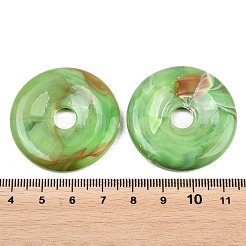 Opaque Imitation Jade Acrylic Pendants&nbsp;OACR-G064-07B