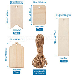 Unfinished Wood Big Pendants&nbsp;WOOD-TA0002-27