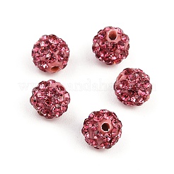 Polymer Clay Rhinestone Beads&nbsp;RB-H284-6MM-209