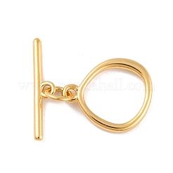 Brass Toggle Clasps&nbsp;KK-U024-01G