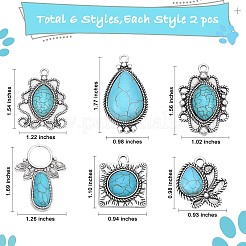 DIY Pendant Making Findings Kits&nbsp;DIY-SZ0008-15