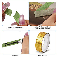 22Roll 2 Styles Laser Shining Bopp PET Plastic Scrapbook Decorative Adhesive Tapes&nbsp;AJEW-TA0002-10