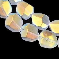 Electroplate Glass Beads Strands&nbsp;EGLA-C009-01A-AB02