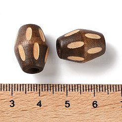 Schima Wood Carved European Beads&nbsp;WD-CBACBB7-01D
