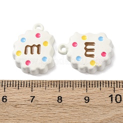 Spray Paint Alloy Enamel Pendants&nbsp;ENAM-K076-29