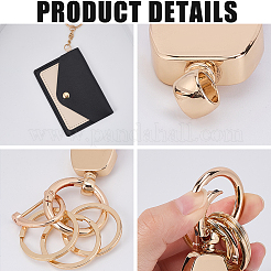Rectangle Imitation Leather Coin Bags for Women&nbsp;AJEW-WH20046-02C