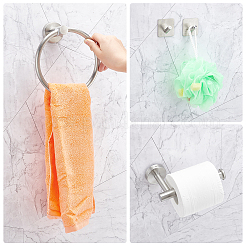 304 Stainless Steel Bathroom Accessories Kit&nbsp;HJEW-UN0001-06