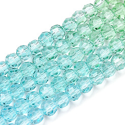 Transparent Glass Beads Strands&nbsp;GLAA-E036-07Y
