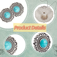 10 Sets Zinc Alloy Buttons&nbsp;BUTT-GF0001-35