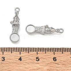 304 Stainless Steel Pendant Cabochon Settings&nbsp;SA-CBAE5AC-03P