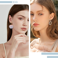20Pcs Brass Stud Earrings Findings&nbsp;KK-SC0005-88