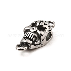 Tibetan Style 304 Stainless Steel Links Connector Charms&nbsp;STAS-K264-04AS