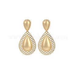 Teardrop Iron Dangle Stud Earrings&nbsp;FS-WG55C07-01