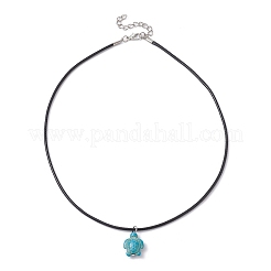 Synthetic Turquoise Pendant Necklaces&nbsp;NJEW-JN04531-01