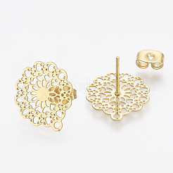 304 Stainless Steel Stud Earring Findings&nbsp;STAS-S079-34A
