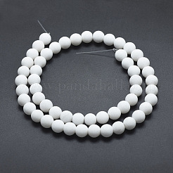 Natural Mashan Jade Beads Strands&nbsp;G-K245-01J-4mm