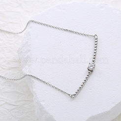 Elegant diamond-accented minimalist collar necklace for women&nbsp;VU0615