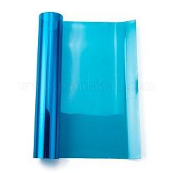 2 Set 2 Colors Clear Glitter PEC Vinyl Fabrics cellophane&nbsp;DIY-FH0002-71