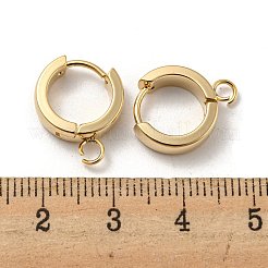 201 Stainless Steel Huggie Hoop Earrings Findings&nbsp;STAS-A167-01S-G