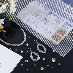 Electroplate Glass Beads Strands&nbsp;EGLA-DC0001-15
