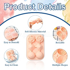 Silicone Rose Diamond Ball Shaped Molds&nbsp;ST-CJ0043-089