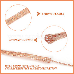 Braided Bare Copper Wire&nbsp;OCOR-WH0085-14RG