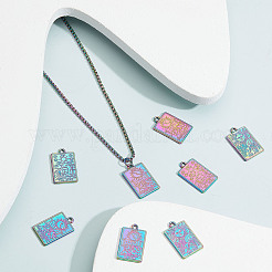 18Pcs 3 Style Rack Plating Alloy Pendants&nbsp;FIND-SC0003-39