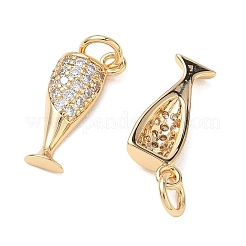 SHEGRACE Brass Clear Cubic Zirconia Pendants&nbsp;XGRQ3K203-525G