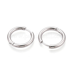 304 Stainless Steel Hoop Earrings&nbsp;EJEW-T048-24B-P
