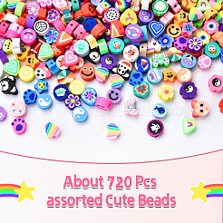 DIY Polymer Clay Beads Bracelets Making Kits&nbsp;DIY-YW0011-31