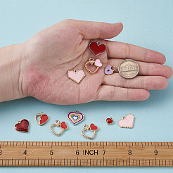 Alloy Enamel Pendants&nbsp;PALLOY-KS0002-04
