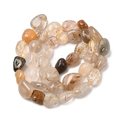 Natural Rutilated Quartz Beads Strands&nbsp;G-Z126-A02