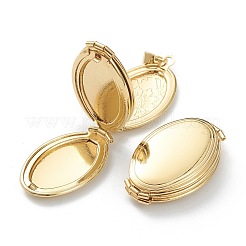 Brass Locket Pendants&nbsp;X-KK-P199-10G
