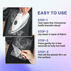 Glass Hotfix Rhinestone&nbsp;DIY-WH0303-780