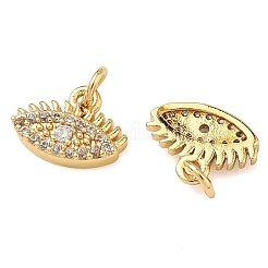 Brass Micro Pave Cubic Zirconia Pendants&nbsp;KK-A291-27A-G
