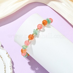 Natural Mixed Gemstone & Non-magnetic Synthetic Hematite Beaded Bracelets for Women&nbsp;BJEW-JB13902