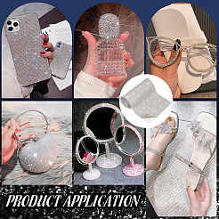 Glass Hotfix Rhinestone Sticker&nbsp;DIY-WH0591-315A