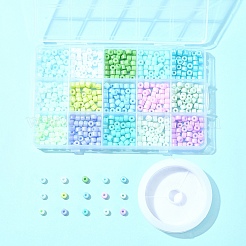 DIY Column Glass Seed Beads Bracelets Making Kits&nbsp;SEED-FS0001-38
