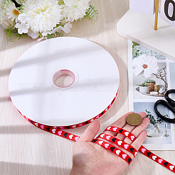 1 Roll Polyester Grosgrain Ribbon&nbsp;SRIB-CY0001-28C
