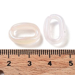 Luminous Rainbow Iridescent Plating Acrylic Linking Rings&nbsp;OACR-Z013-13