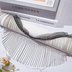 Polyester Tassel Lace Ribbon&nbsp;OCOR-WH0082-491